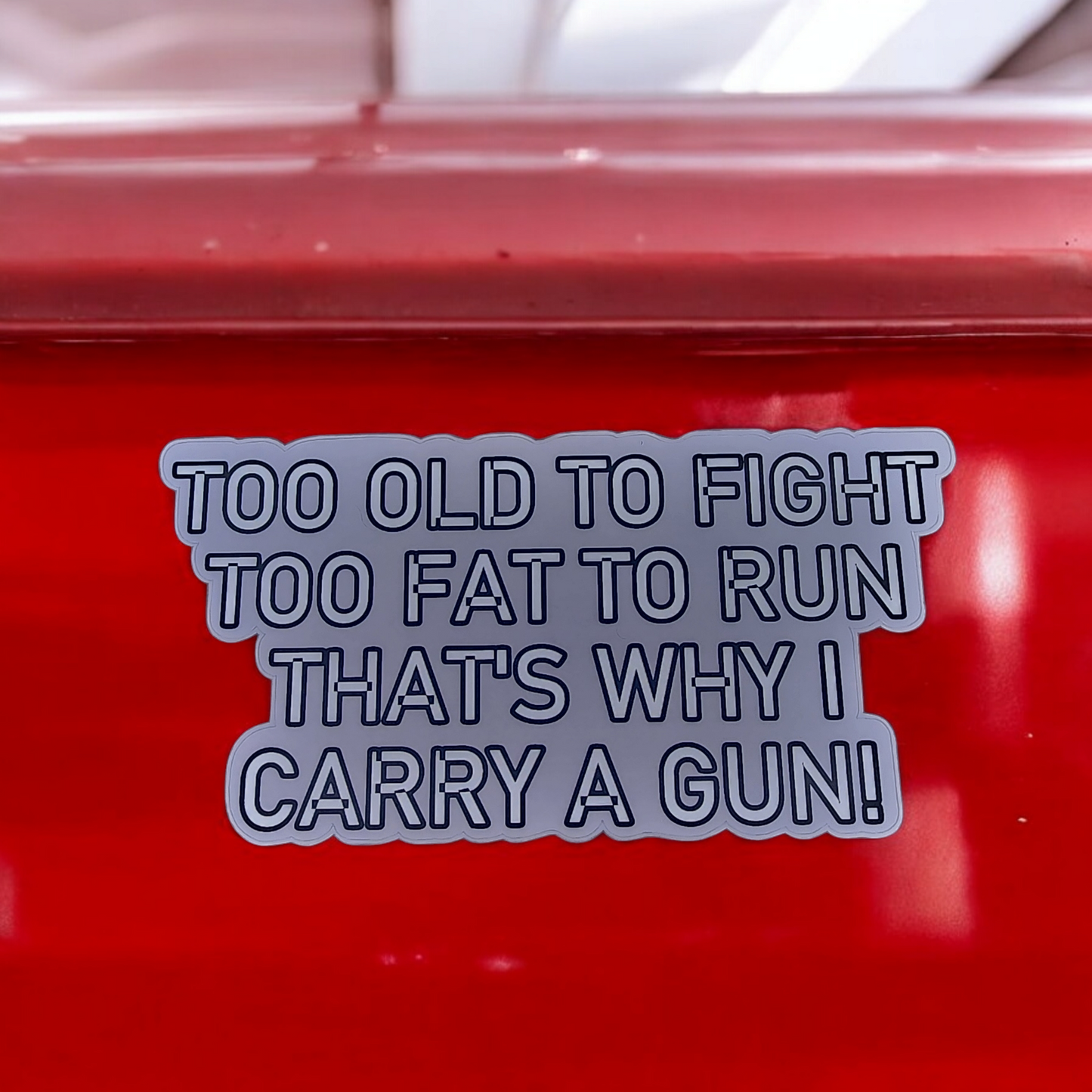 Why I carry decal