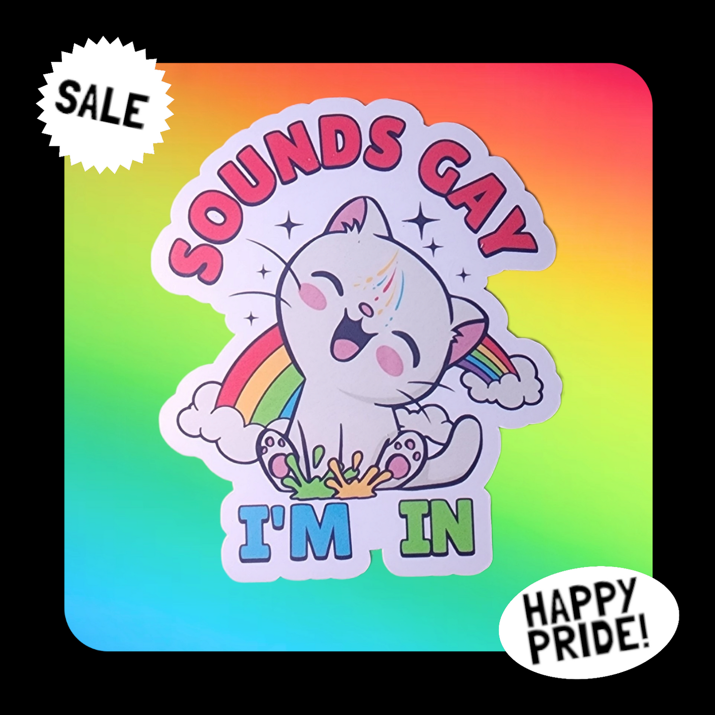 Pride stickers (options available)