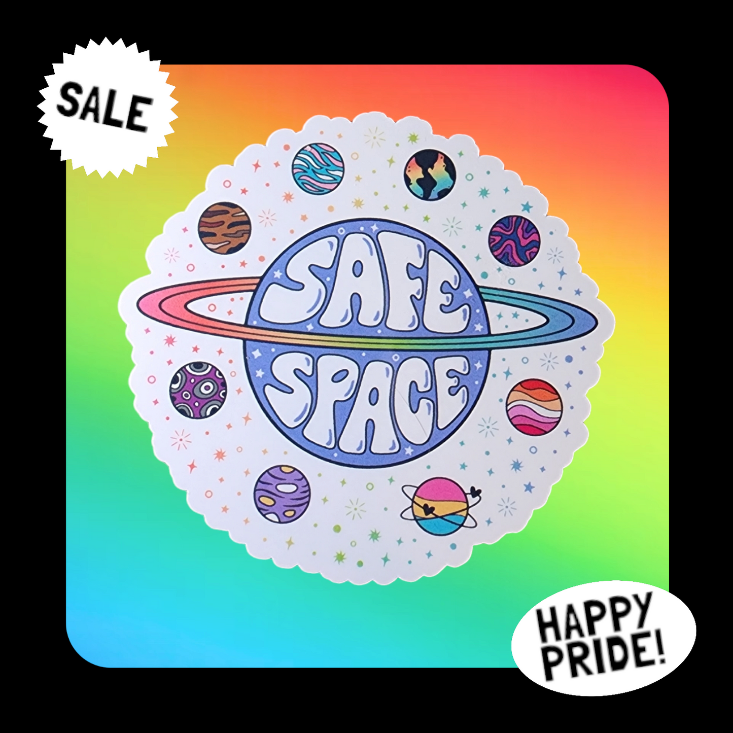 Pride stickers (options available)