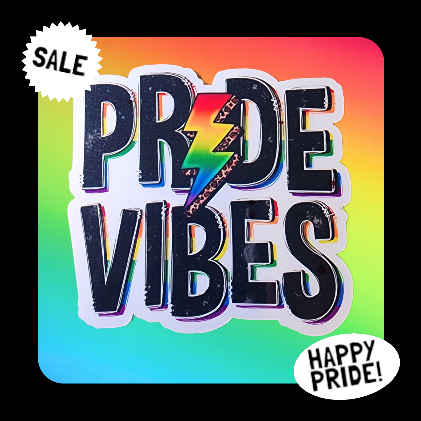 Pride stickers (options available)