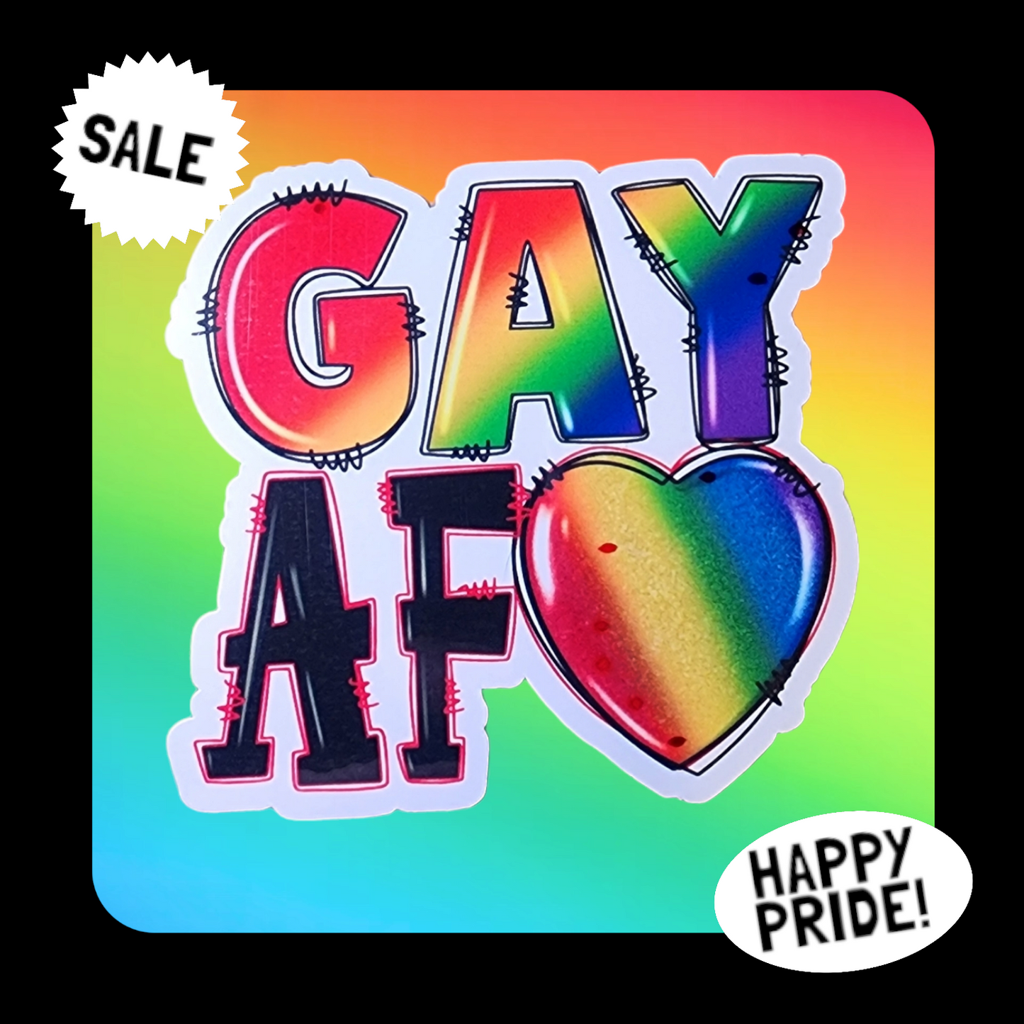 Pride stickers (options available)